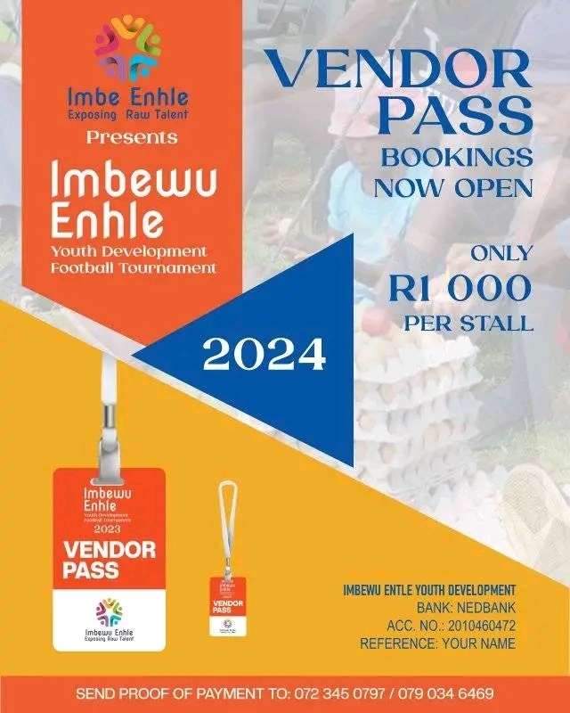 Daveyton 1520 December games poster's.

Imn
Imbewu Enhle youth tournament by Teko